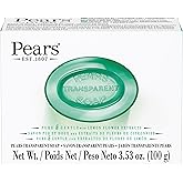 Pears Pure and Gentle with Glycerin and Lemon Flower Extracts - Green for Unisex - 3.5 oz Bar Soap
