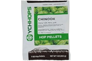 HopUnion COMINHKPR79189 Hop Pellets for Home Brew Beer Making (US Chinook) 1oz, green
