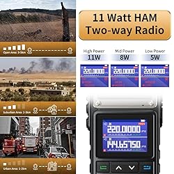 BAOFENG UV-25M Ham Radio 11W Walkie Talkies for