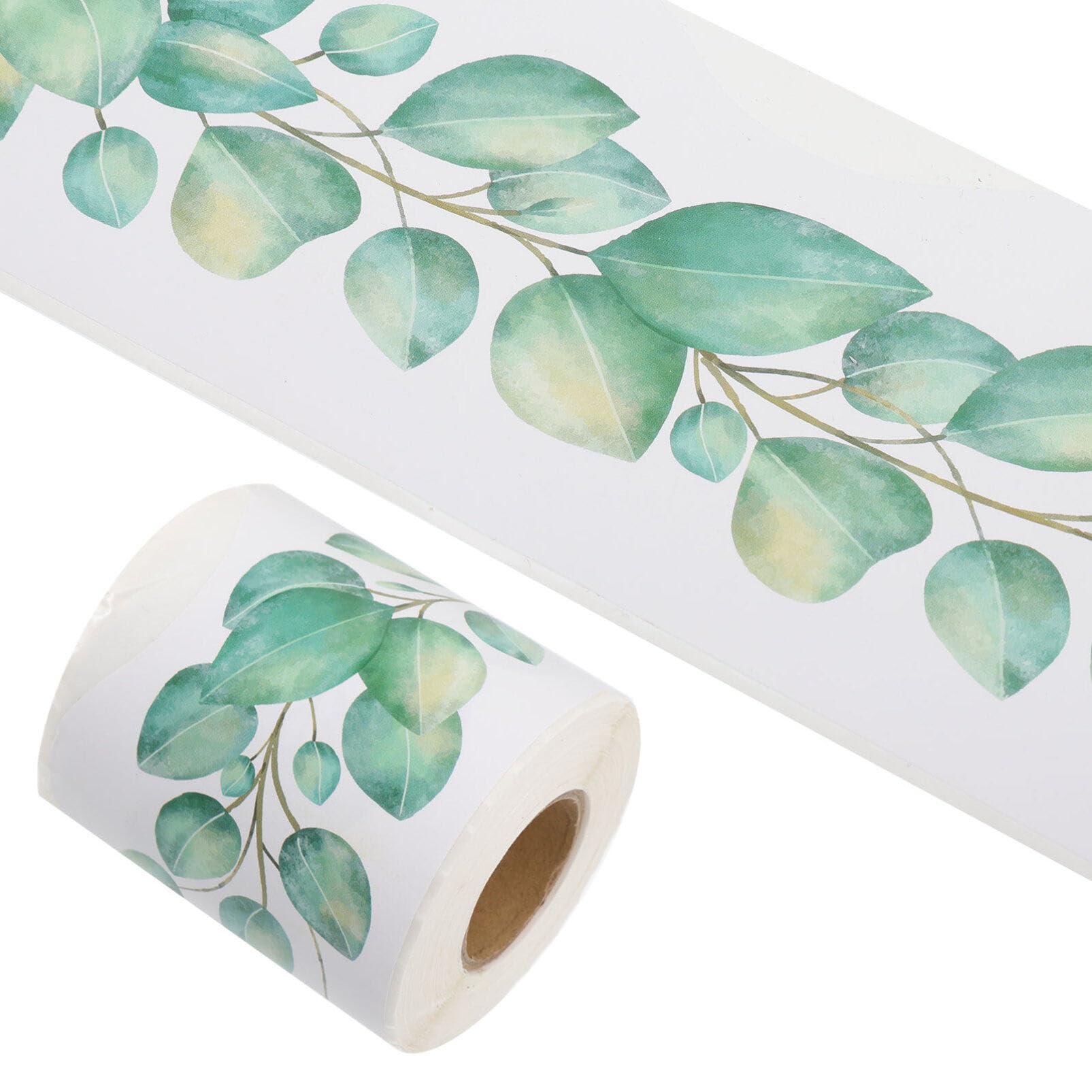 Operitacx 65 Feet Bulletin Board Borders, Eucalyptus Borders Bulletin Decorative Spring Bulletin Board Borders For School Classroom