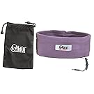 CozyPhones Sleep Headphones with Travel Bag - Ultra Thin Earphone Speakers - Most Comfortable Headphones for Sleeping - Perfect for Air Travel, Relaxation, Meditation & Insomnia - VIOLET