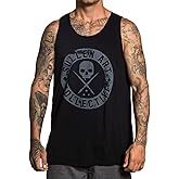 Sullen Men's Badge of Honor Tank Tattoo Lifestyle Graphic Art Sleeveless Classic Logo Tank Top