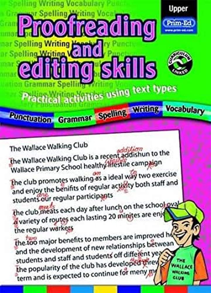Proofreading and Editing Skills: Upper (Proofreading and Editing Skills: Practical Activities Using Text Types)