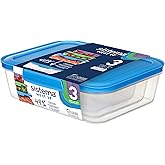 Sistema Nest It Food Storage Containers with Lids, 3 Pack