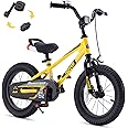 RoyalBaby Kids Bike EZ Freestyle Training Free Balance to Pedal Easy Learning Bicycle, 12-18 Inch for Toddlers to Big Kids