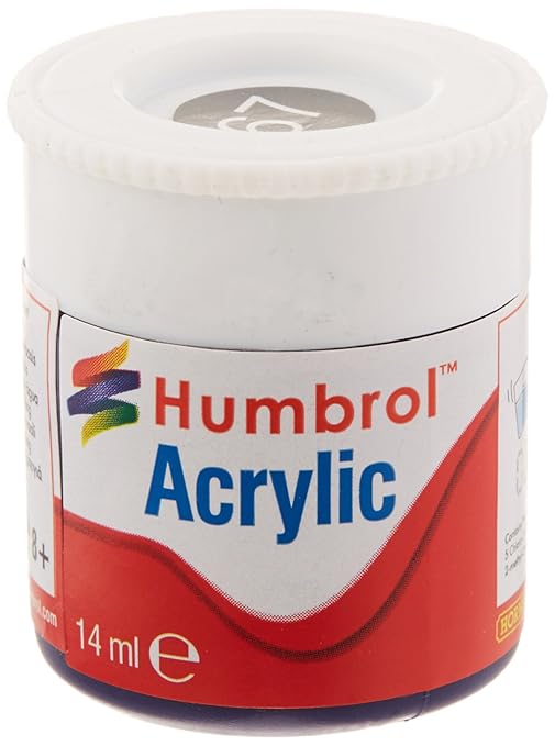 Humbrol 12ml Acrylic Paint No. 67 Matt (Tank Grey) Amazon.co.uk Toys