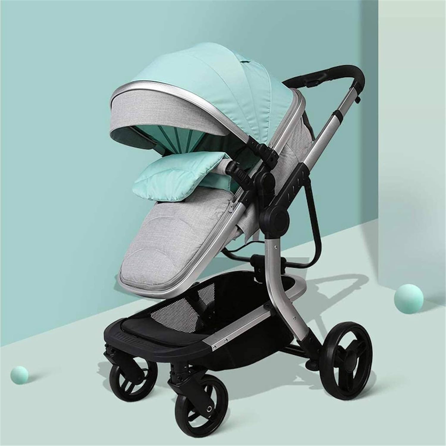 pushchair and car seat set