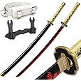 Zisu Demon Katana Sword, About 41 inches, Hashira Pillars & Protagonist Katana for Cosplay Purpose, Anime Original Texture