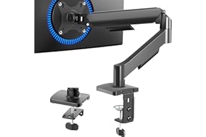 VIVO Single 17 to 32 inch Monitor Height Adjustable Counterbalance Mechanical Arm Desk Stand, Classic, Universal VESA Mount, 