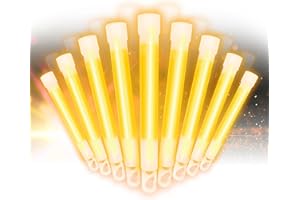 Glow Fever Super Bright Emergency Safety Military Grade Glow Sticks with 30 Minutes Duration. Great for Concerts Live Events,