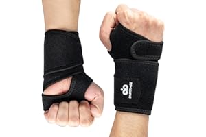 INDEEMAX 2 Pack Copper Wrist Brace Support for Carpal Tunnel, Pain Relief, Arthritis, Tendonitis, Adjustable Wrist Braces Com