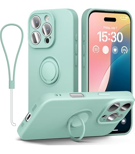 Amazon.com: XYZ Silicone Case for iPhone 16 Pro Max, [Soft 2-Way