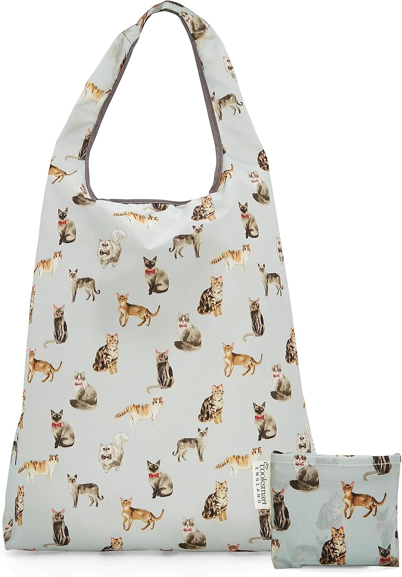 Cooksmart British Designed Large Eco Bag with Handles 46x25.5x2 cm