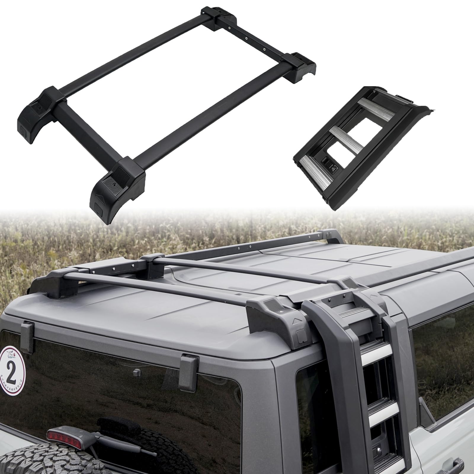 Photo 1 of **NOT EXACT PRODUCT**Rear Extensions Roof Rack Cross Bars