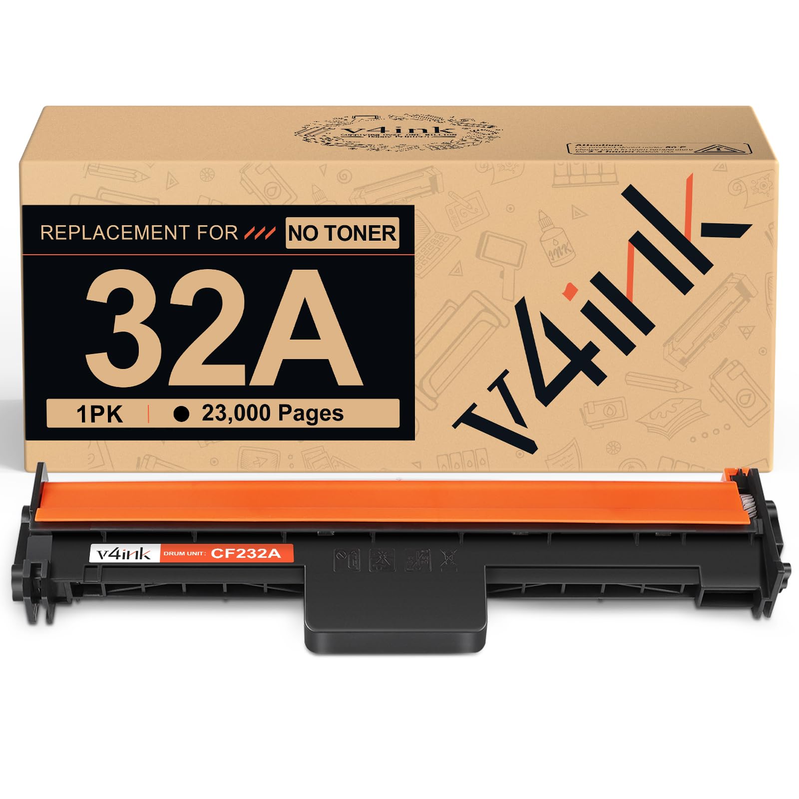 v4ink Compatible 32A Drum Replacement for HP 32A