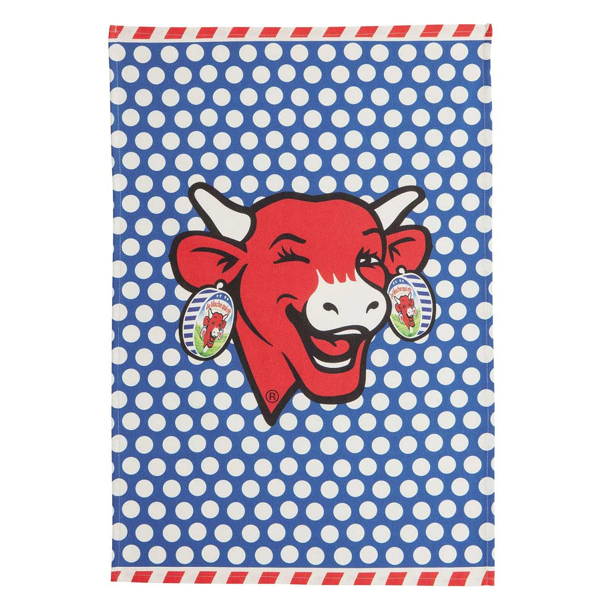 Coucke - Tea Towel Retro Laughing Cow 50 x 75 cm Blue — image 1