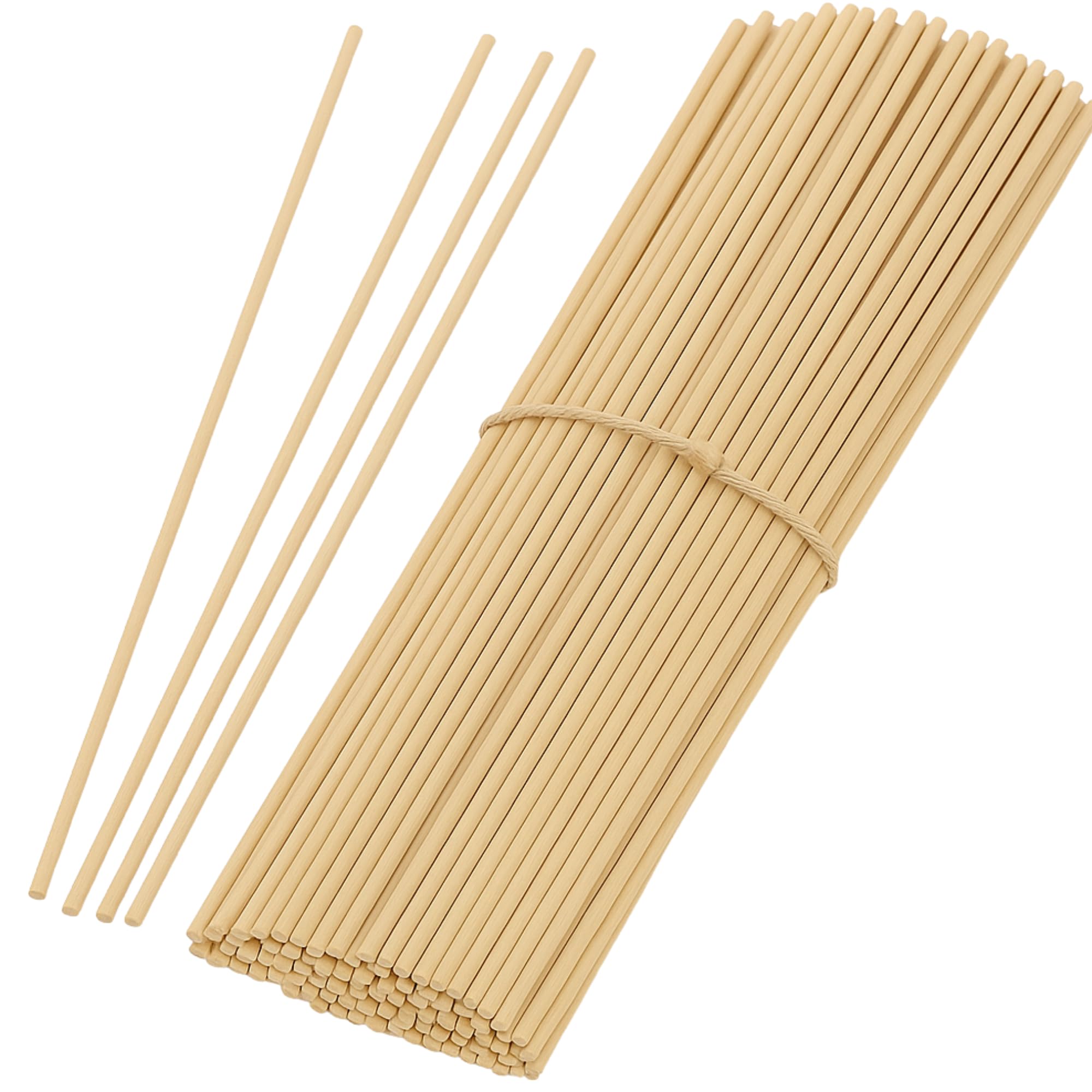 Craft Sticks – 100 Thin Wooden Sticks for Crafts | 3mm Wooden Dowel Rods, Wooden Dowels, 20cm