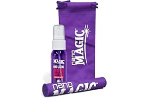 Nano Magic Anti Fog Sport Spray 1 oz Travel Kit, Eyeglasses, Sunglasses, Goggles, Face Shield, Sports, Moisture-Repelling Nano Coating, No Streaks, Microfiber Cloth & Spray Glass, Professional Grade