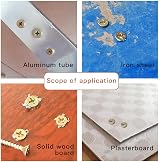 ZHENGYYUU 335 Pcs Wood Screw Assortment Kit M3.5/M4 Self Tapping Zinc Plated view 6