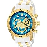 Invicta Men Pro Diver Scuba Quartz Watch, White, 23422