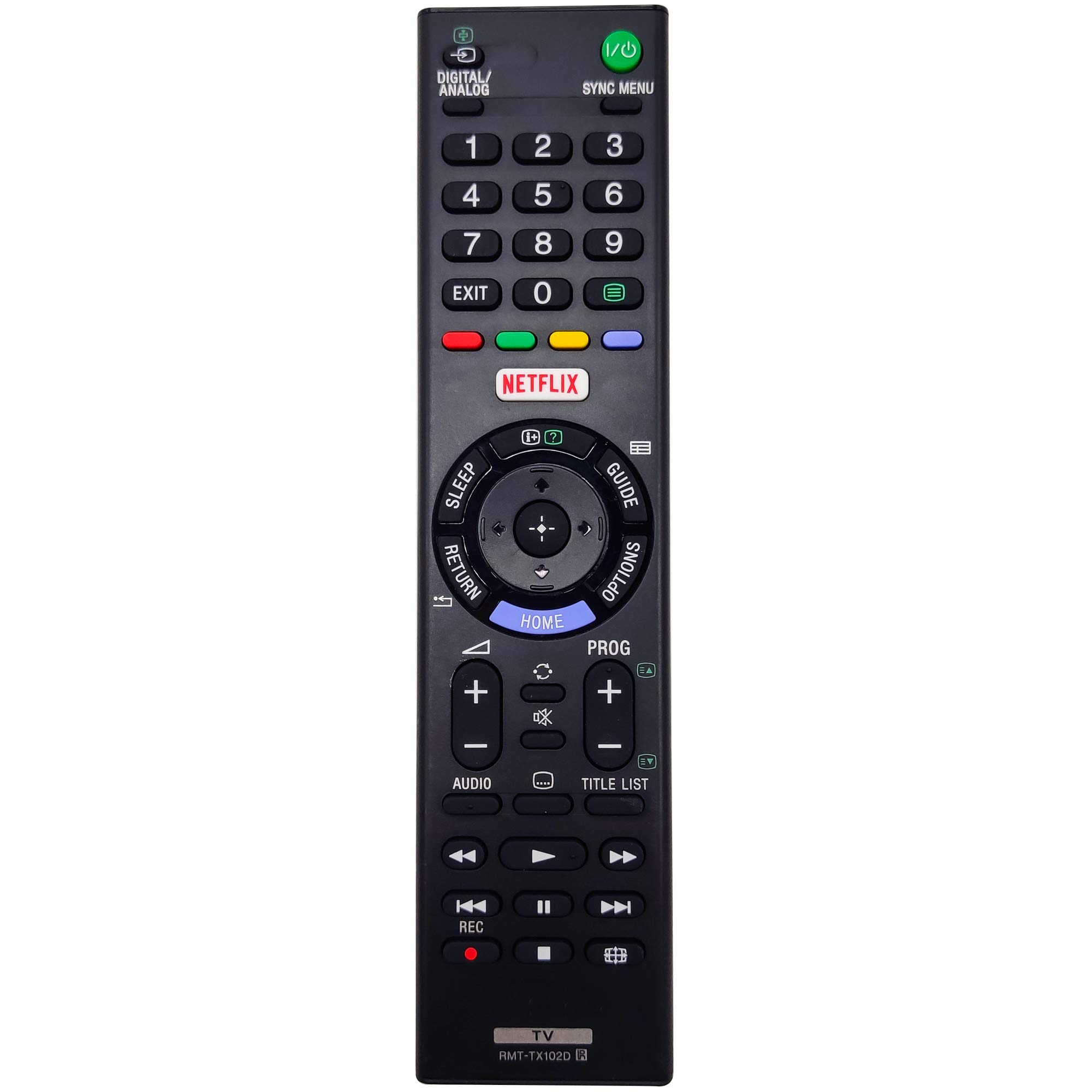 Leankle Remote Controller RMT-TX102D for Sony TV KDL-48R553C/ 48R555C/ 48WD650/ 48WD653/ 48WD655/ 49WD750/ 49WD751/ 49WD752/ 49WD753/ 49WD754/ 49WD755/ 49WD756/ 49WD757/ 49WD758/ 49WD759/ 55WD655