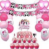 Happy Birthday Fancy Girl Silhouette 