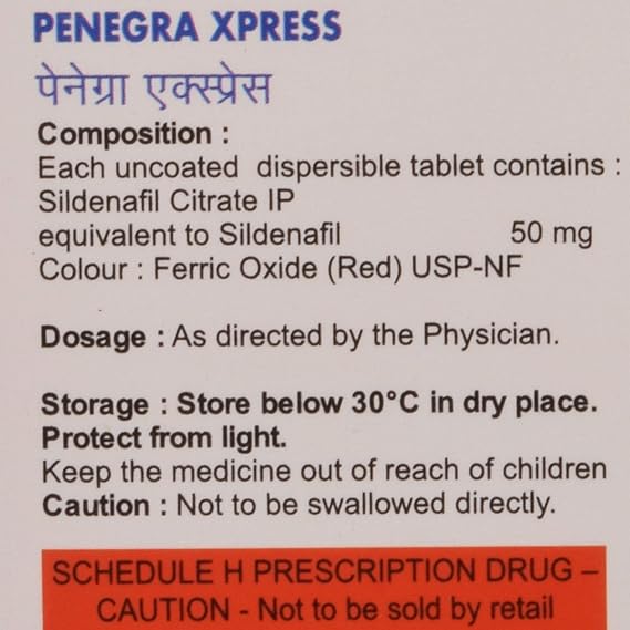 penegra xpress 50mg