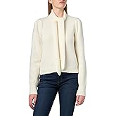 Derek Lam 10 Crosby Womens Leilani Plush Knit Tie Neck Sweater