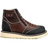 King Welt Ultra Flex 6" 337 Zipper Double Density Lightweight Men Work Boots