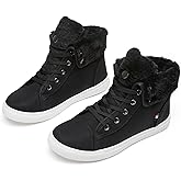 Ankle Boots For Women Lace Up Combat Boots Winter Boots Fashion Snow Boots For Girls Ankle Booties Winter Shoes