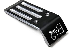 MINXID CNC Aluminum Alloy Front Bumper Skid Plate for 1/5 RC Car HPI Baja 5b 5T SS 5SC (Black)