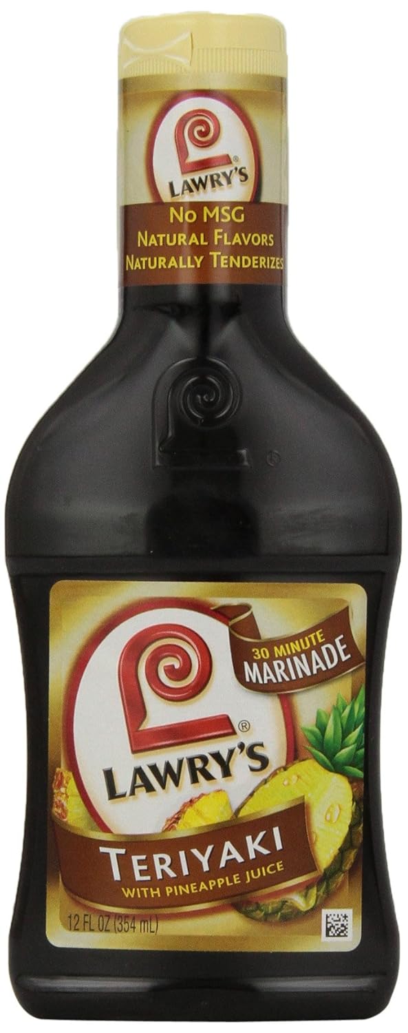 Lawry's Teriyaki with Pineapple Juice Marinade Sauce 12 oz Food
