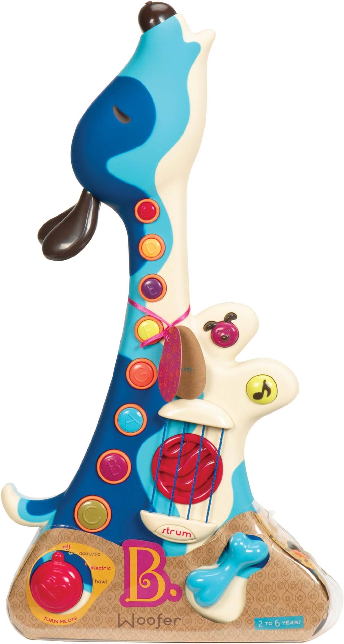 B. Toys Woofer Dog Guitar