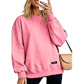 Vanmolrsa Womens Oversized Sweatshirt, Crewneck Pullover Long Sleeve Sweatshirt for Women Fall&Winter Tops 2025