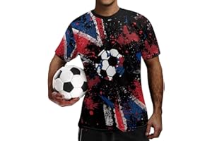 Yreiwoby Soccer Jerseys for Men Women Short Sleeve Training Jersey Athletic Sports Jersey Shirts for World Cup 2026