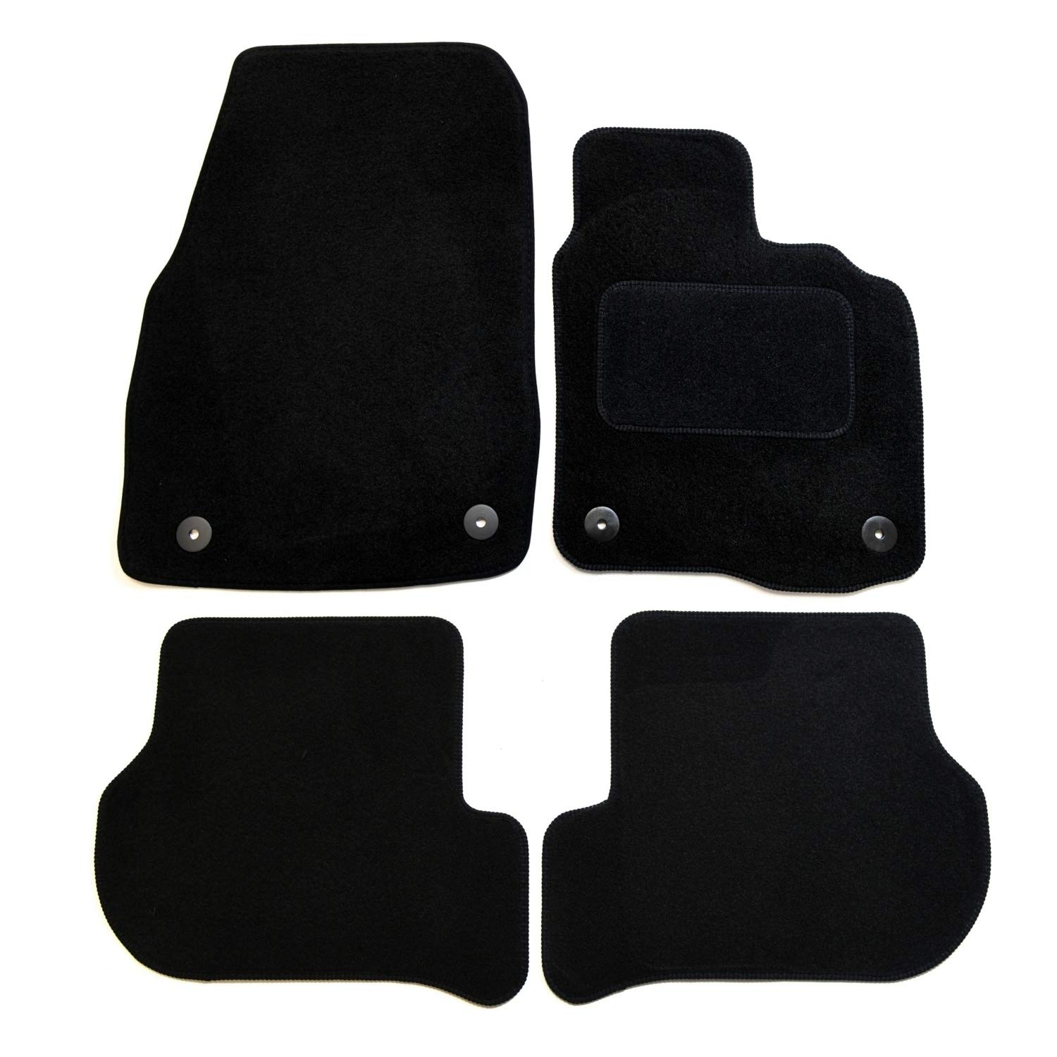 Sakura Car Mats for Mercedes CLK 03 Fits Models 2003 to 2009 - Black