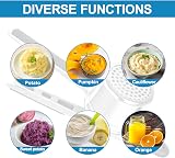 Sopito Stainless Steel Potato Ricer with 3 Discs & Silicone Handle view 7