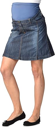 maternity denim skirt uk