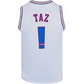 CNALLAR Mens Basketball Jerseys Taz !# Space Movie Shirts