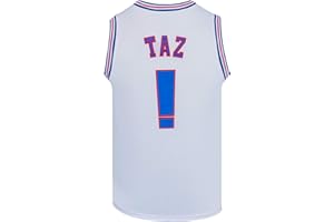 CNALLAR Mens Basketball Jerseys Taz !# Space Movie Shirts