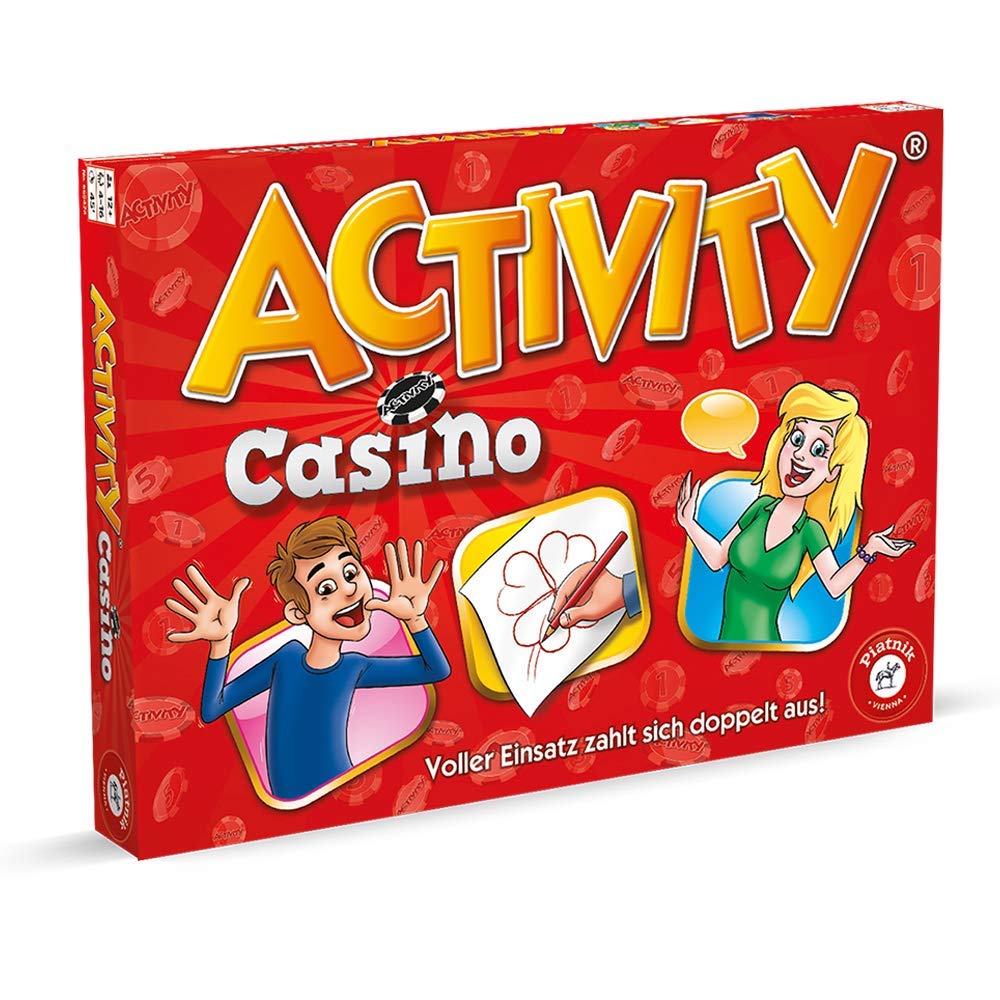 Piatnik Activity Casino: Guess Correctly to Win - Casino Party Game for 4-16 Players, Ages 3+
