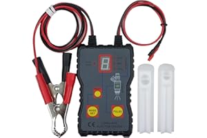 QI XIN Fuel Injector Tester & Adapter for Diagnosis and Cleaning of Injectors DIY Cleaning Tool Kit (Injector Tester + Adapter)