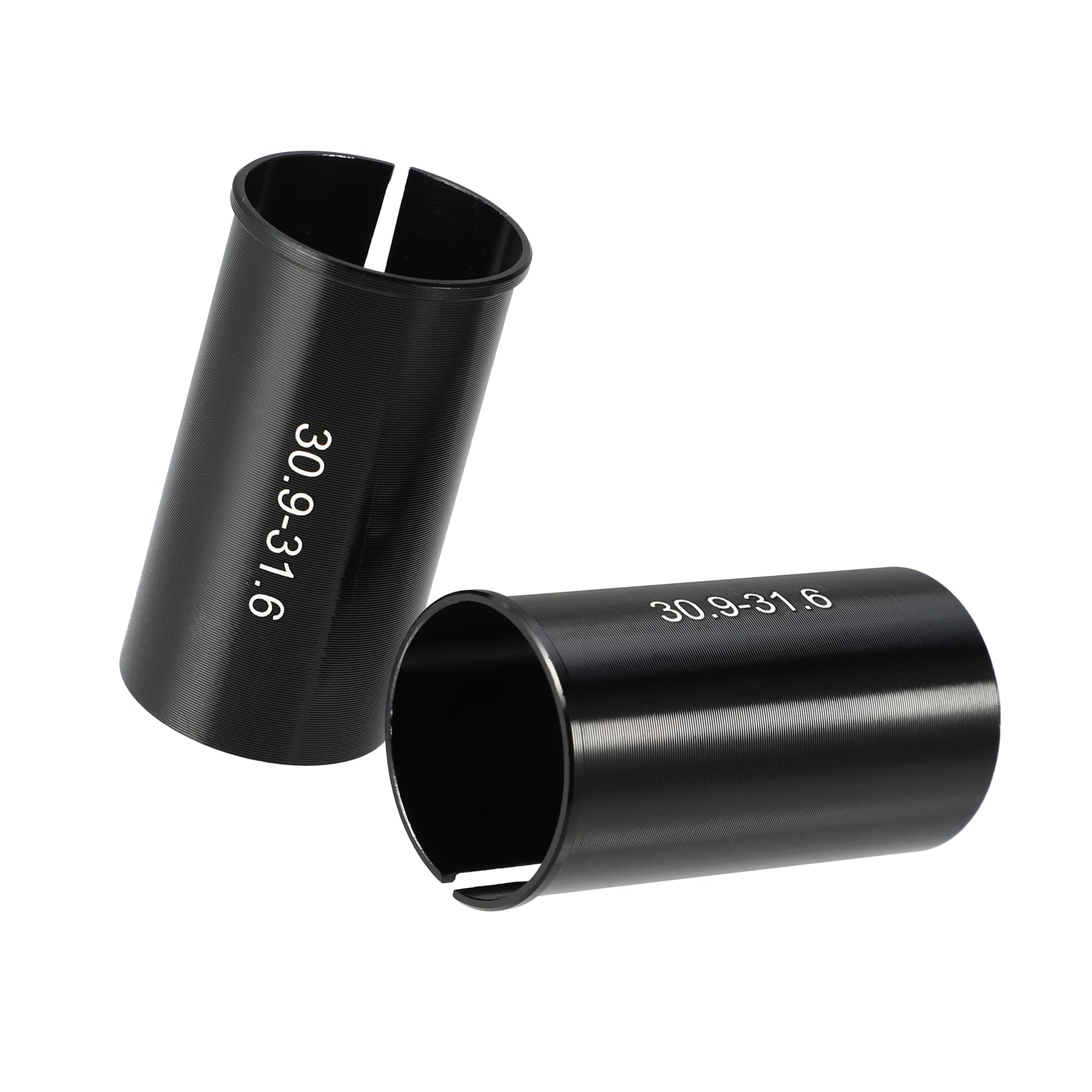Hihaha Bike Seat Post Tube Adapter Reducing Sleeve 30.9mm to 31.6mm / 2 Pcs