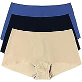 hanky panky - BreatheSoft Boyshorts Panties | Comfortable Womens Underwear, Sleek Full Back Coverage | Sizes (XS-XL) | 3 pack