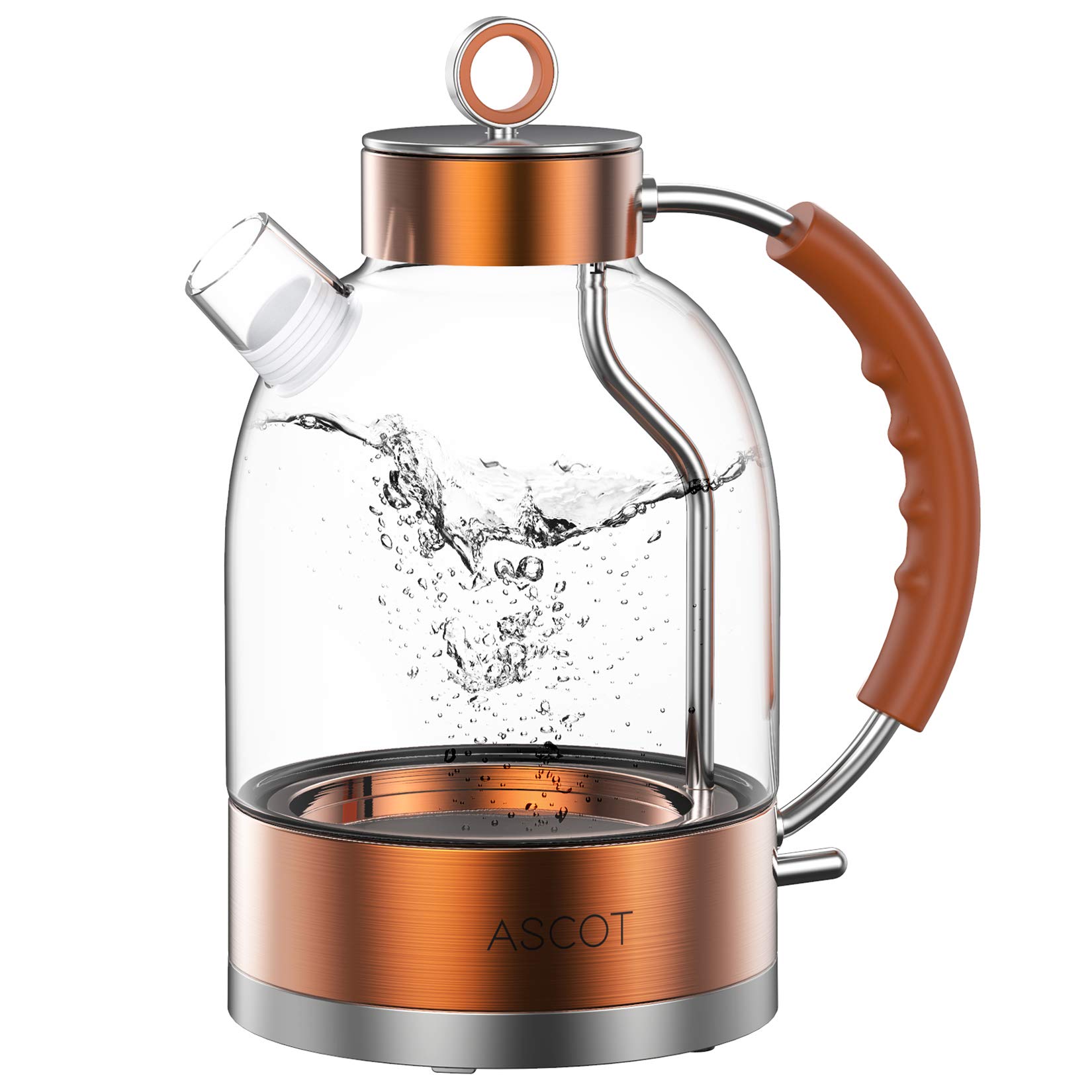 Buy Electric Kettle, ASCOT Electric Tea Kettle 1.7QT, 1500W Glass