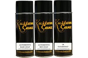 Kustom Canz Harley Davidson Mirage Orange - 12oz Aerosol can Three Stage Color Price Includes Ground Coat, Mid Coat and 2K Clear Coat - Paint Code EX60782
