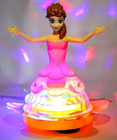 Toyshine Dream Princess Doll With Music And 4D Lights For Kids - Random Color