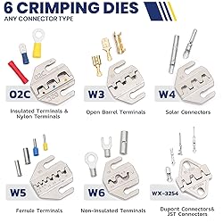 haisstronica 6PCS Crimping Tool Set- Ratcheting