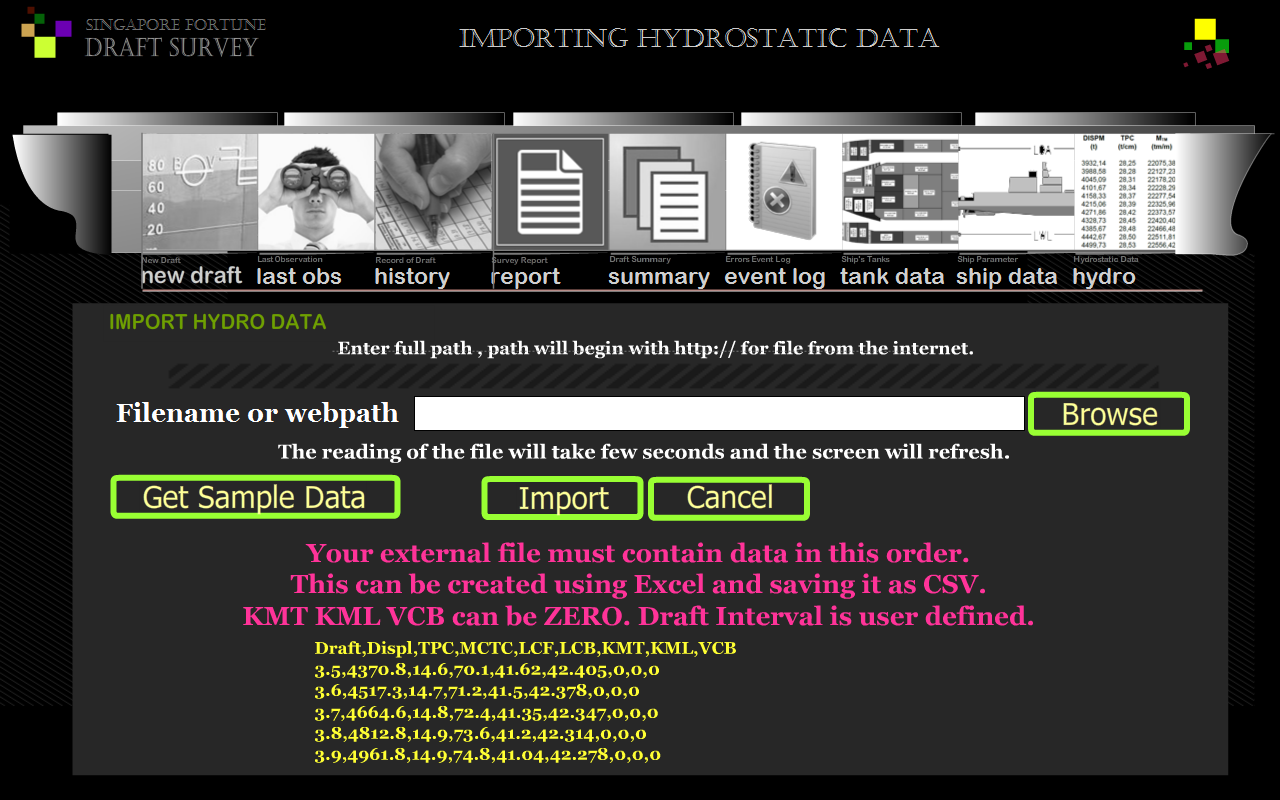 Draft Survey Appstore for Android
