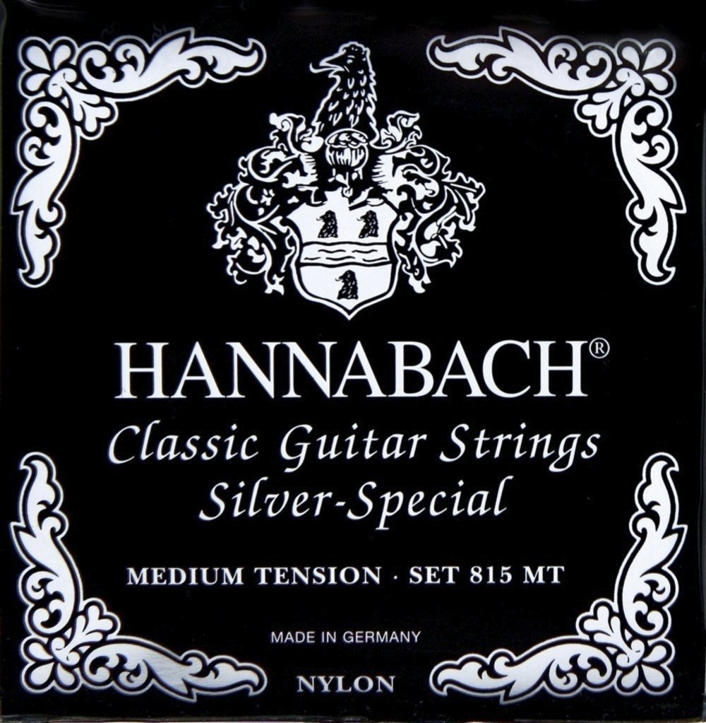Hannabach 652525 Strings for classic guitar Series 815 Medium tension Silver special A5 single string